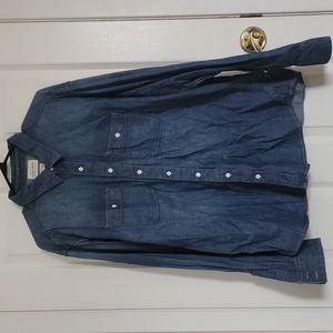 Lucky Brand Jean Button Down Long Sleeve XL